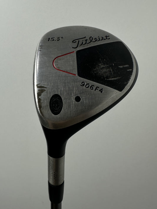 LH Titleist 906F4 #3 Wood / Good Condition / Stiff Flex