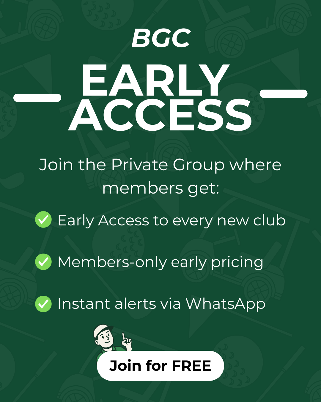 BGC Early Access Private Group (FREE)