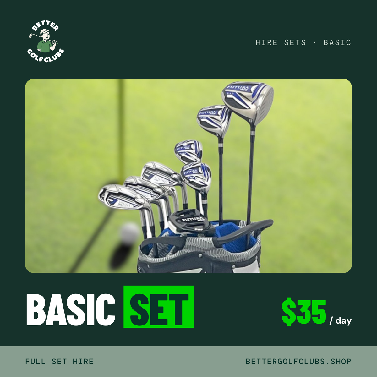 Hire a Basic Golf Set