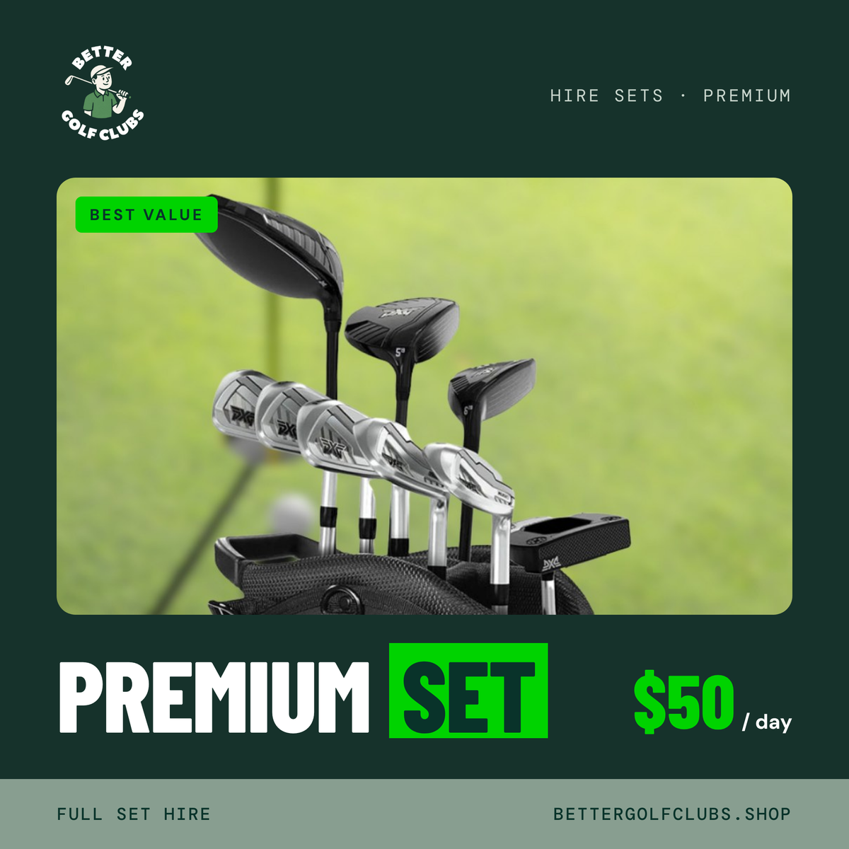 Hire a Premium Golf Set