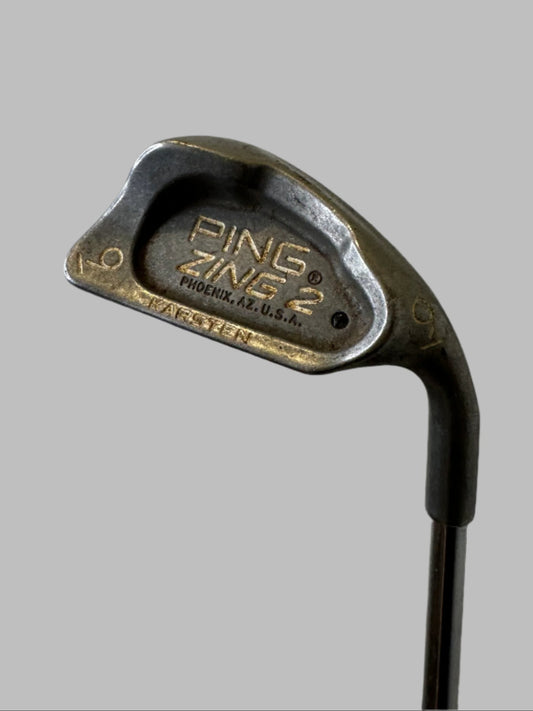 PING ZING 2 #9 Iron / Average Condition / Steel Shaft