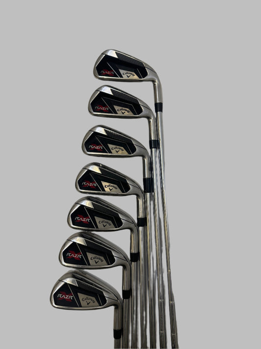 Callaway RAZR X Irons (4-GW) / Good Condition / Regular Flex
