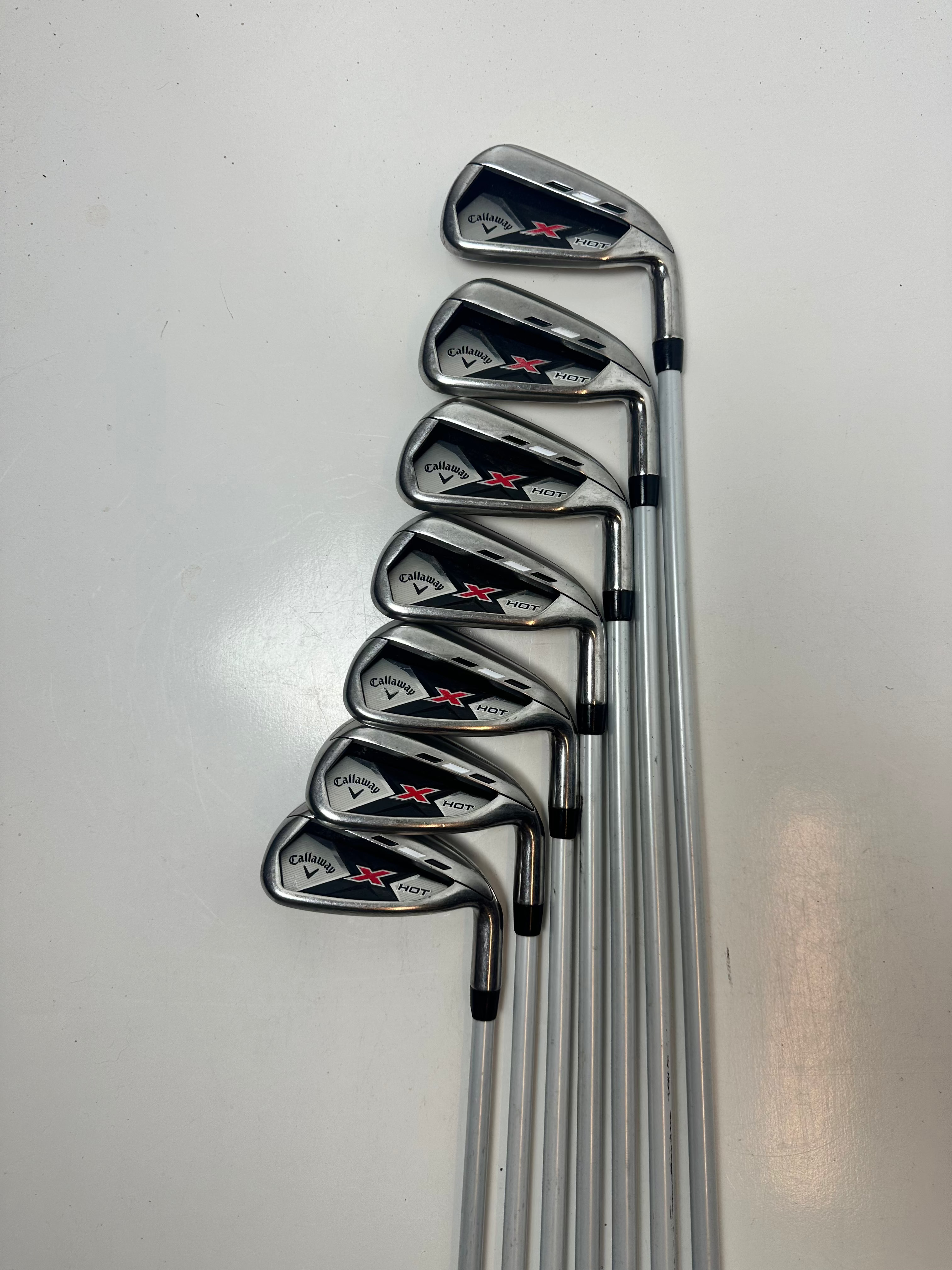 RH Callaway X HOT Irons (4-PW) / Good Condition / Stiff Flex
