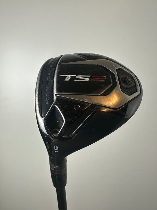 LH Titleist TS2 Fairway Wood #3 / Good Condition / Stiff Flex