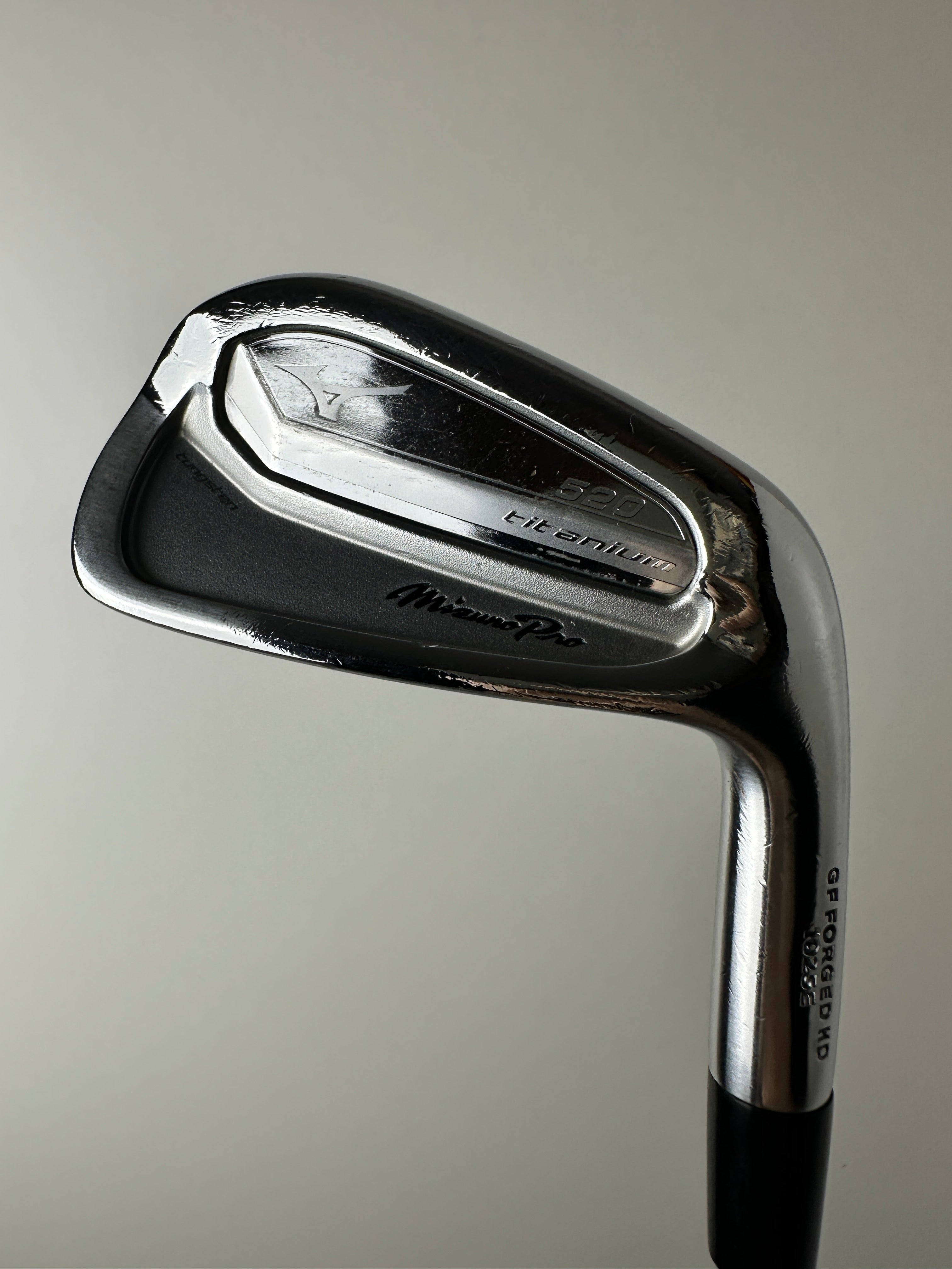 RH Mizuno Pro 520 Titanium Irons (5-PW) / Good Condition / Stiff Flex