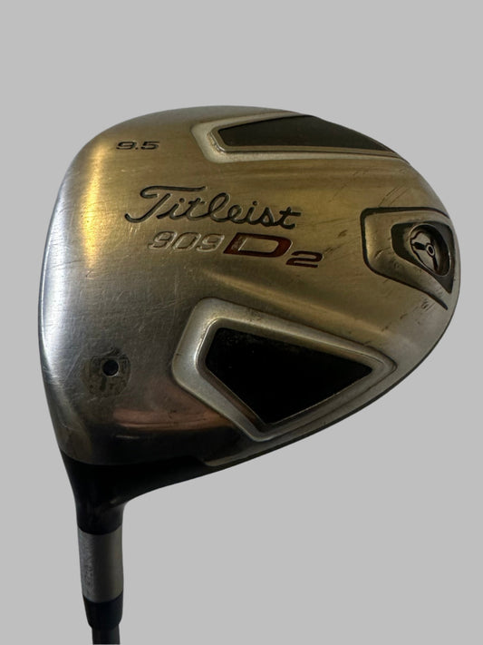 LH Titleist 909D2 9.5* Driver / Good Condition / Stiff Flex
