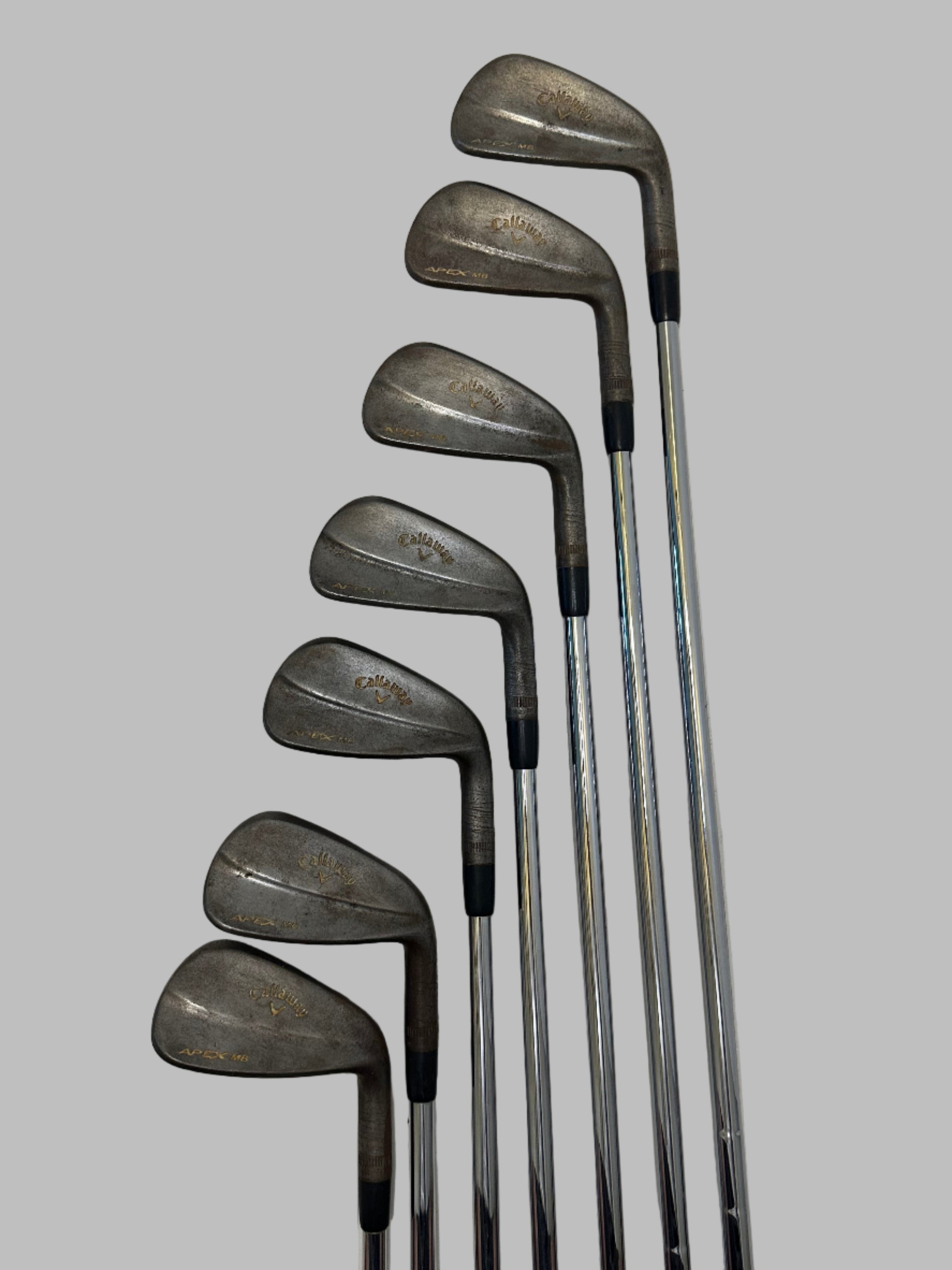 Callaway Apex MB RAW Forged Irons (4-PW) / Great Condition / T-Extra Stiff