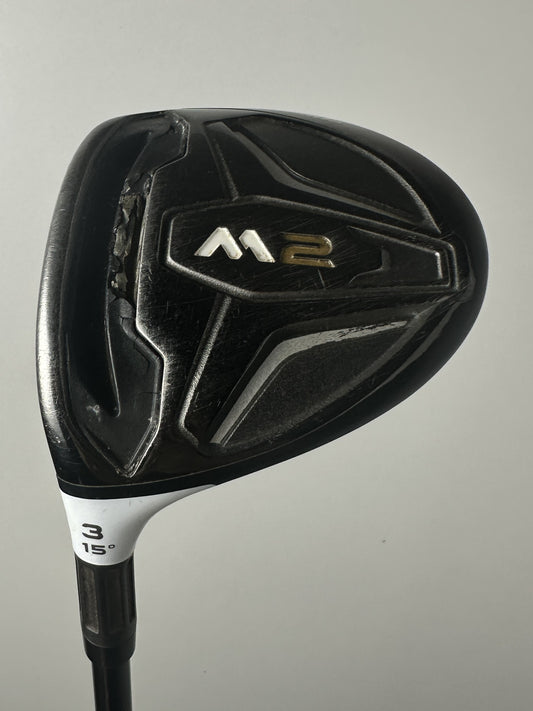 LH Taylormade M2 Fairway Wood #3 / Average Condition / Regular Flex