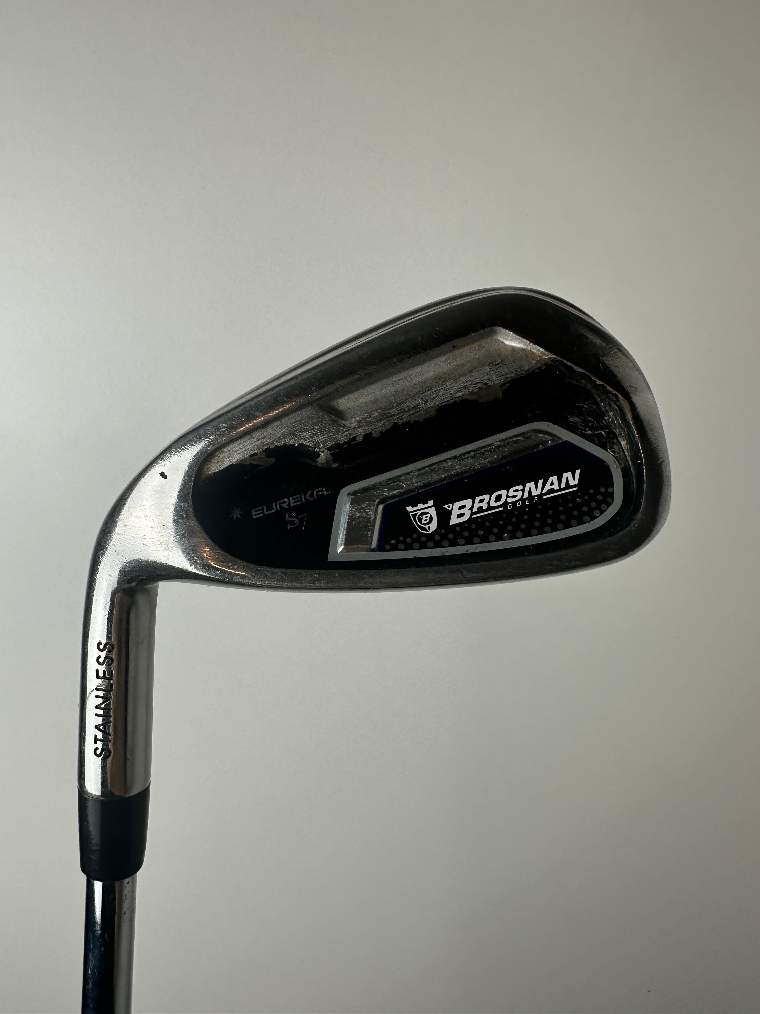 LH Brosnan Eureka S7 Irons (4-SW) / Good Condition / Regular Flex