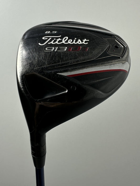LH Titleist 913D3 Driver 8.5* / Good Condition / Stiff Flex