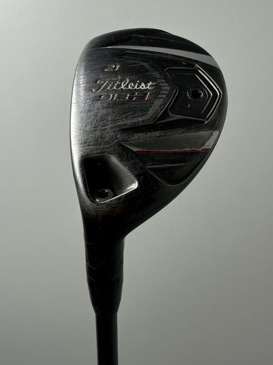 LH Titleist 913H 21* Hybrid / Good Condition / Stiff Flex