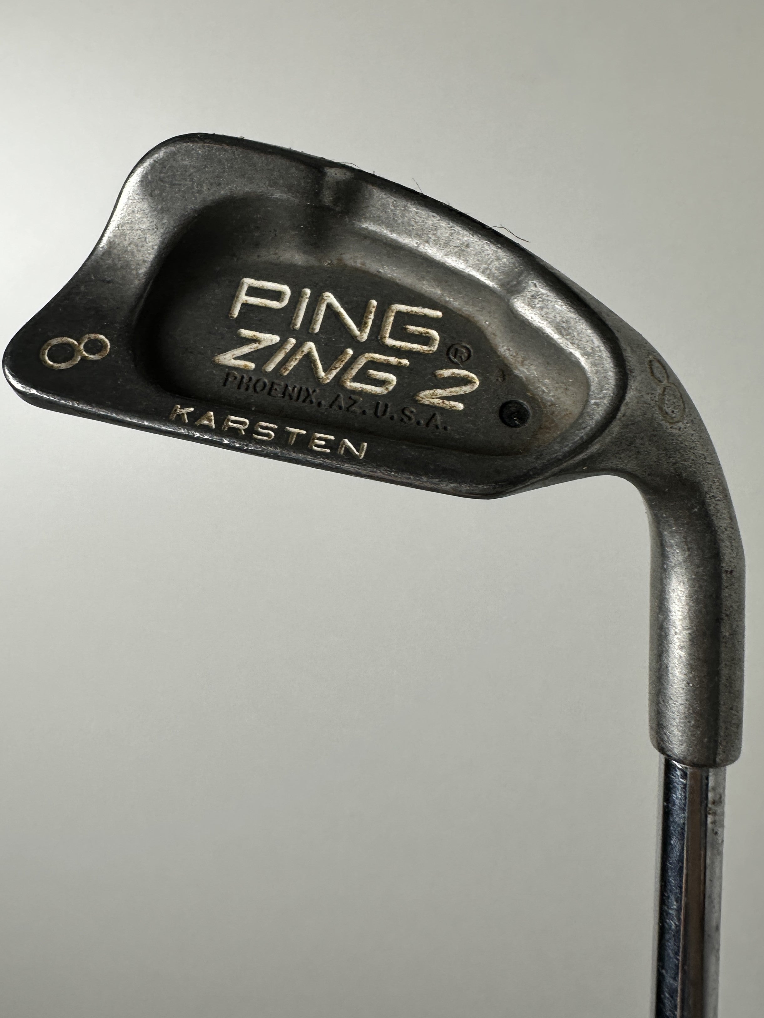 RH PING ZING 2 #8 iron / OK Condition / Regular Flex
