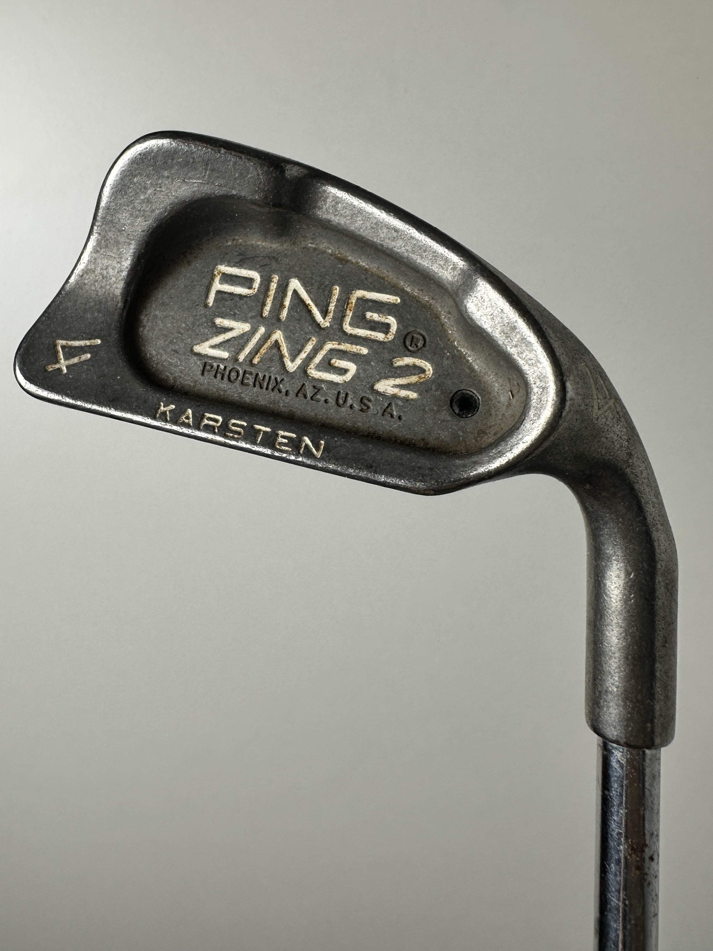 RH PING ZING 2 #4 iron / OK Condition / Regular Flex