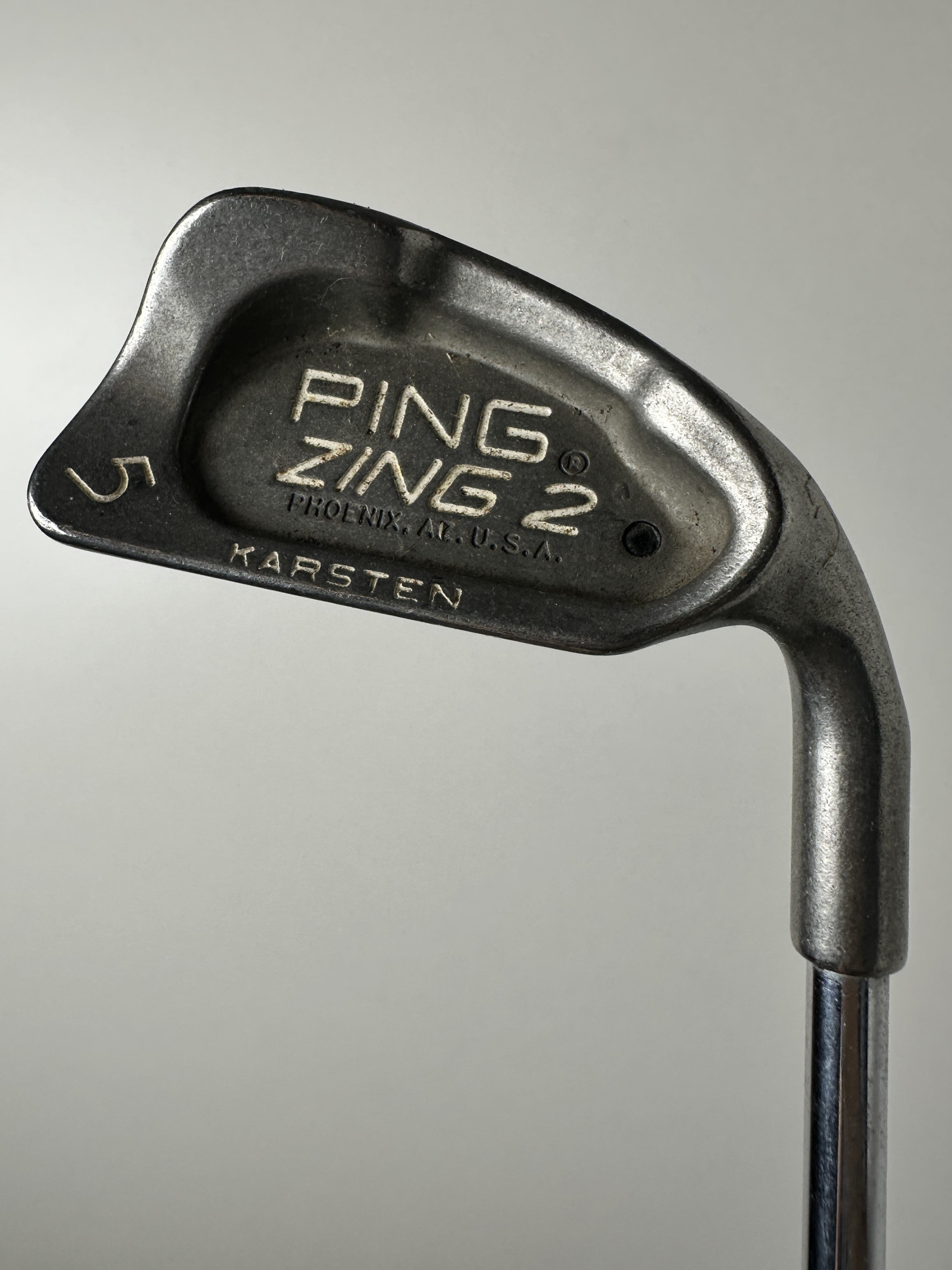 RH PING ZING 2 #5 iron / OK Condition / Regular Flex