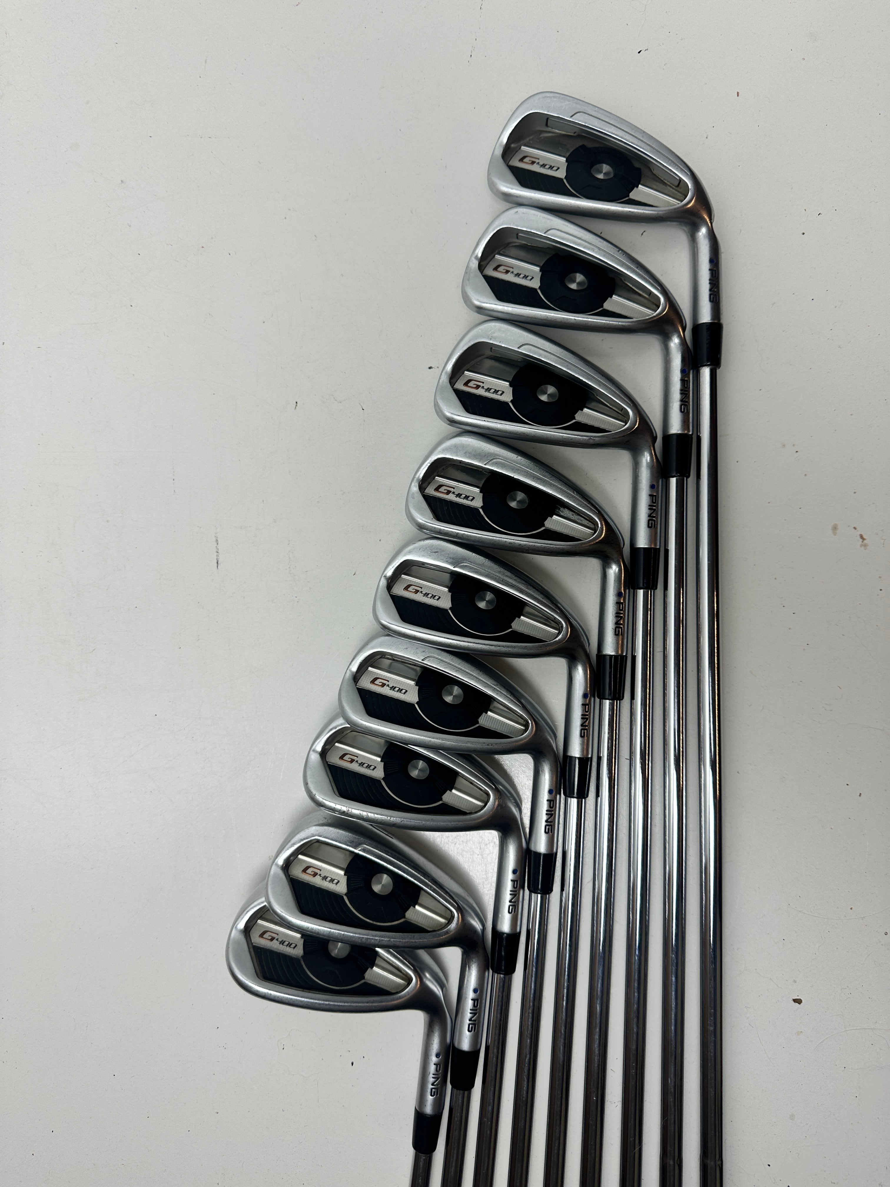 RH PING G400 Irons (4-SW) / Good Condition / Regular Flex