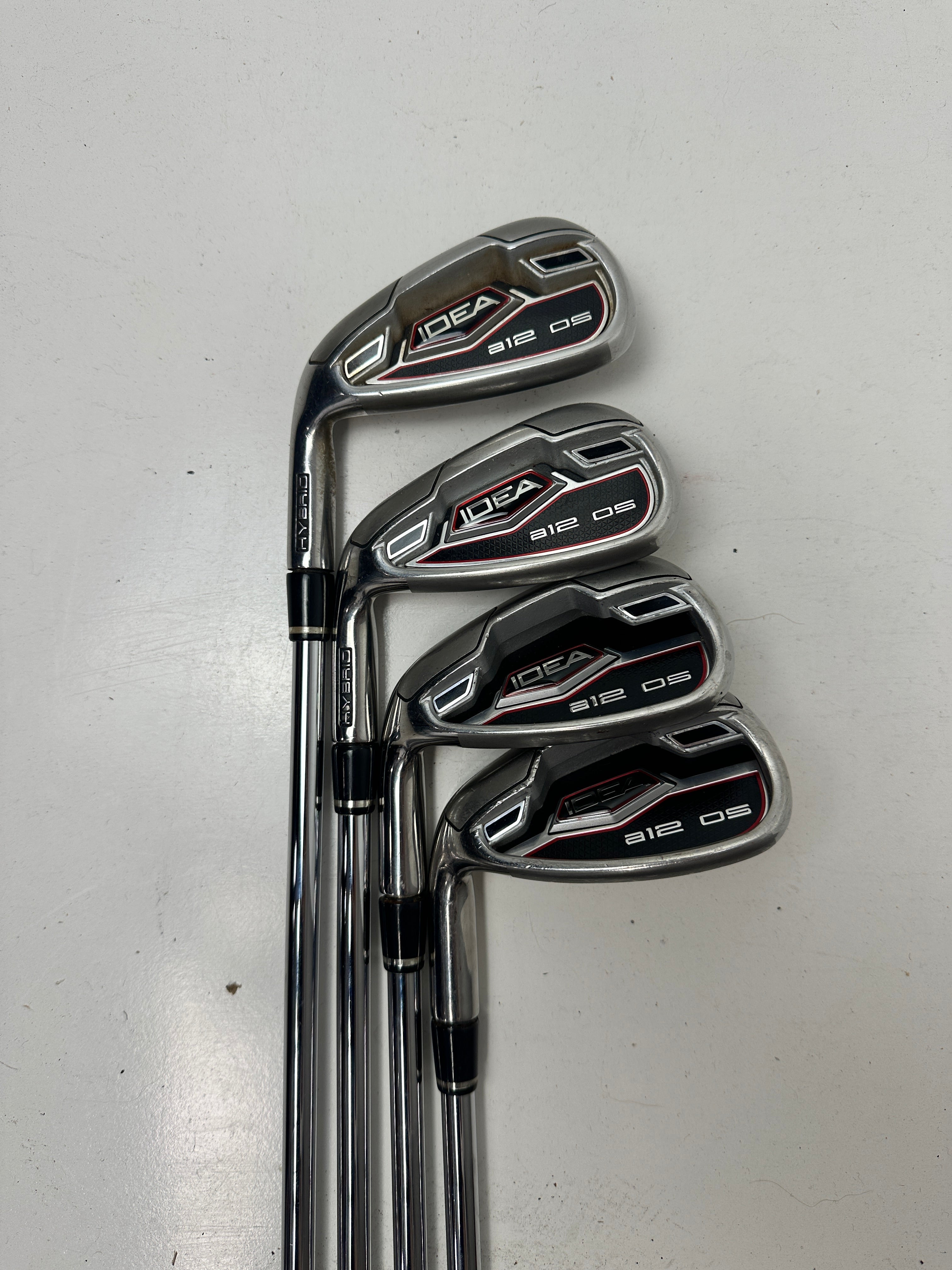 LH Adams IDEA a12 OS Irons (7-PW) / Good Condition / Stiff Flex