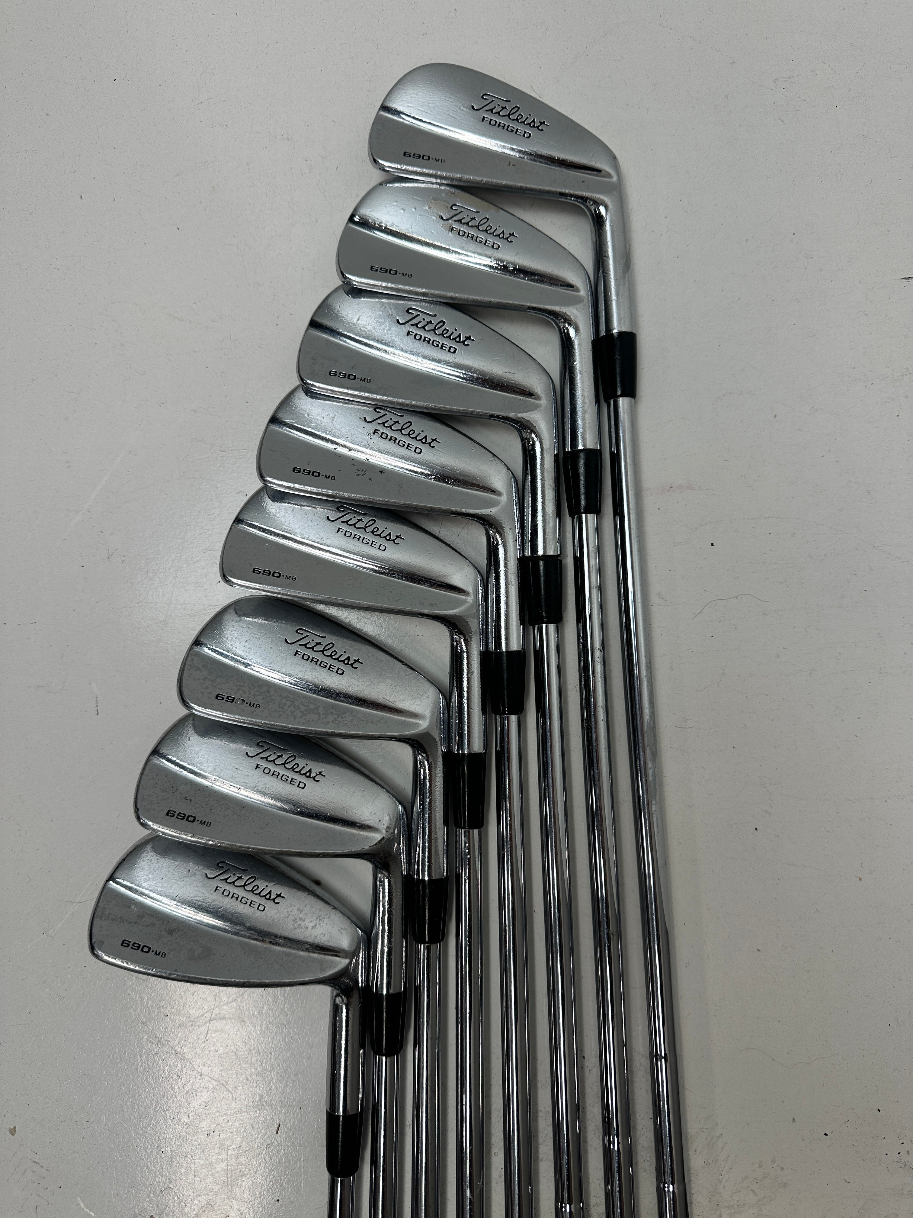 RH Titleist 690MB Irons (3-PW) / OK Condition / Stiff Flex