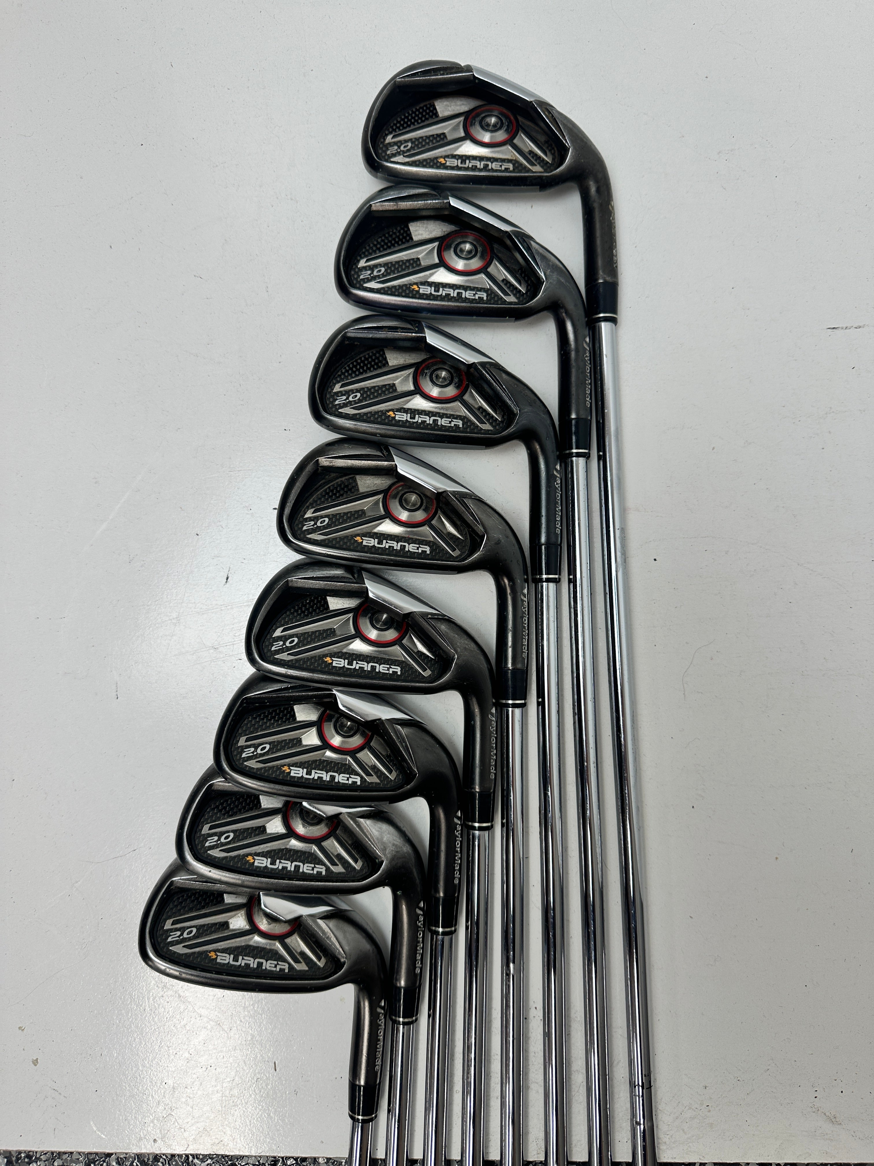 RH Taylormade Burner 2.0 Irons (3-PW) / Good Condition / Regular Flex