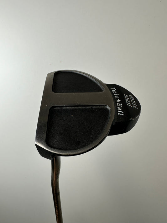 LH White Shot 2 Ball Putter