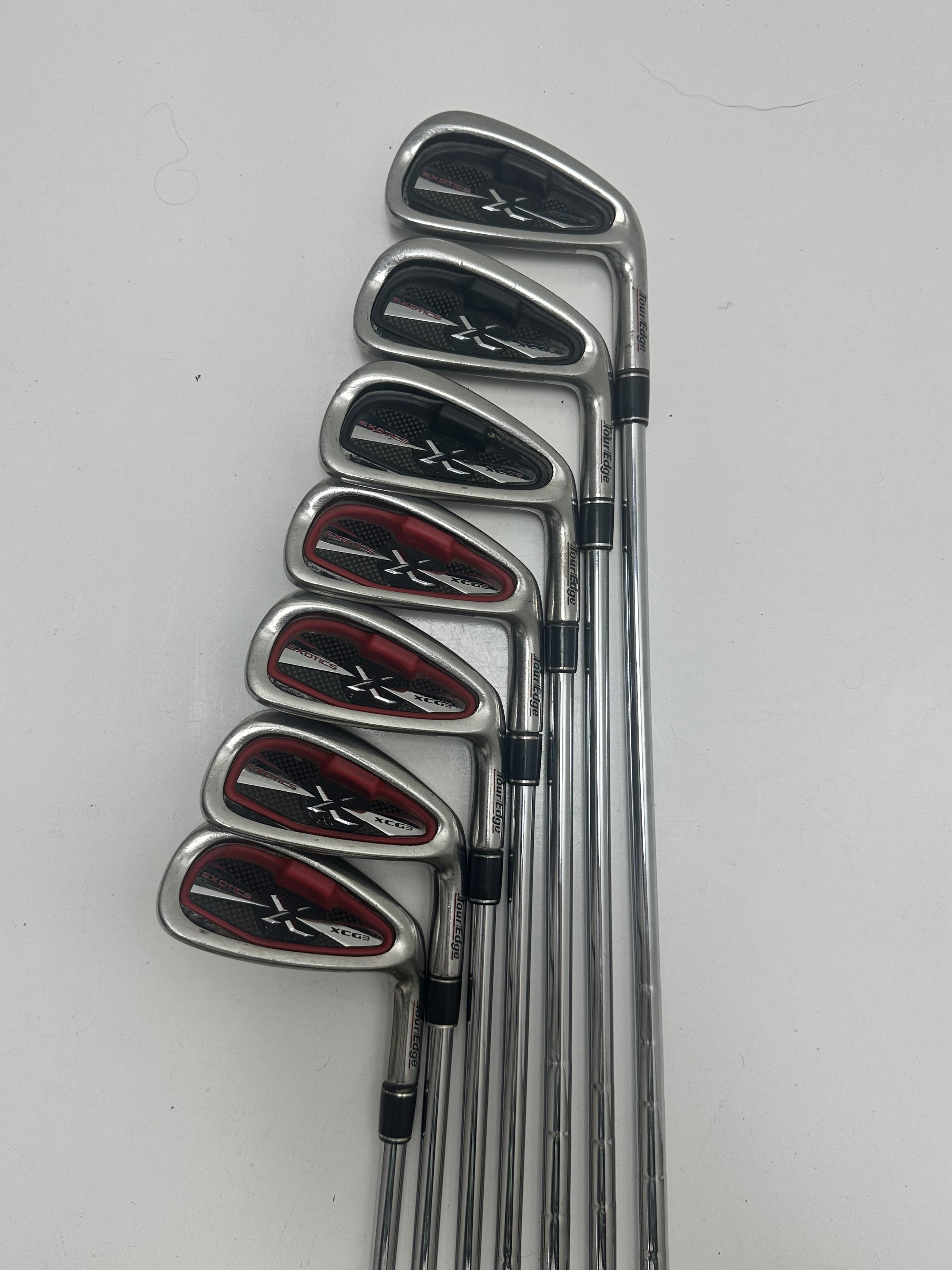 Tour Edge XCG3 Irons (4-PW) / Good Condition / Stiff Flex