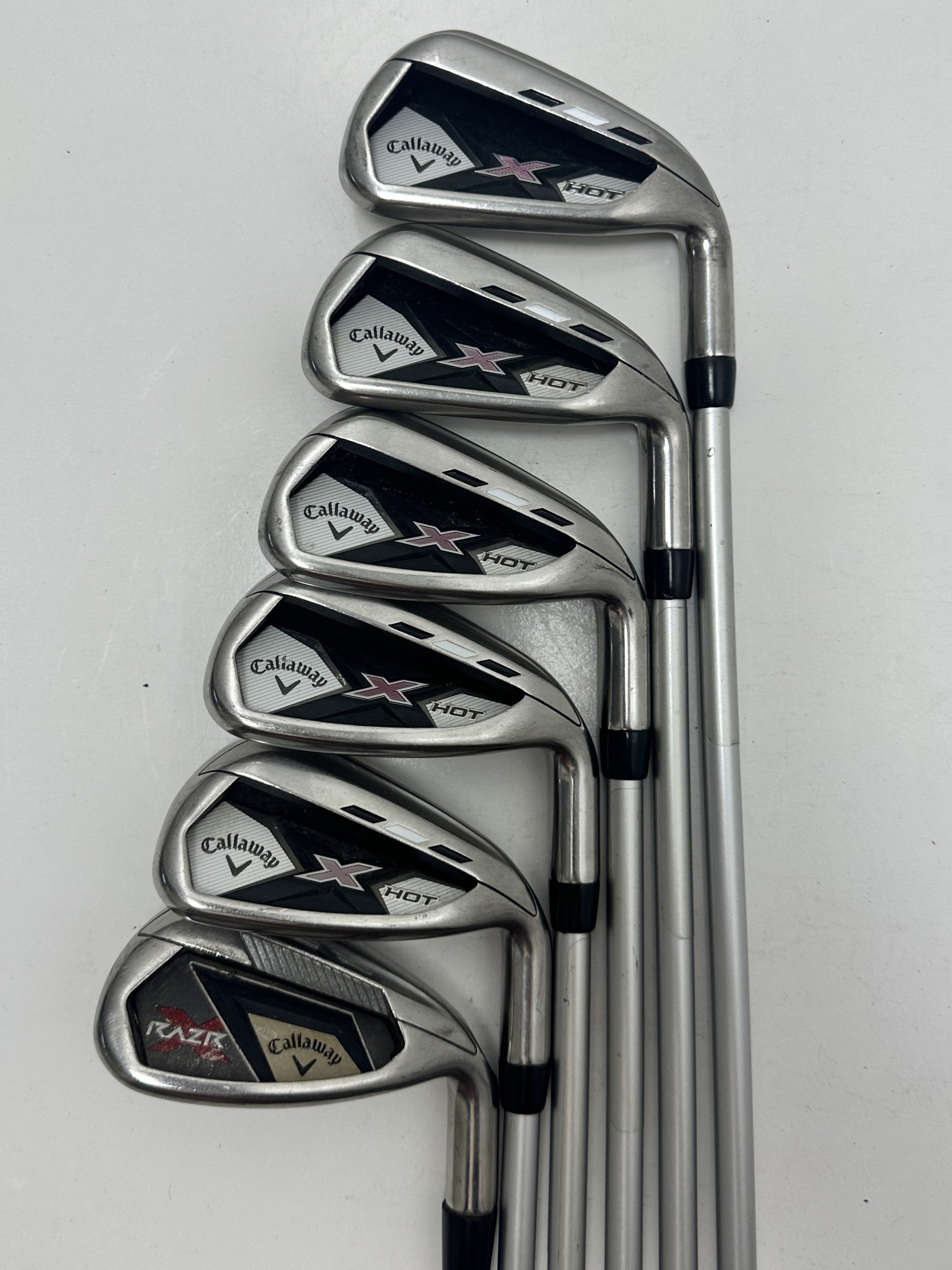 Callaway X HOT Irons (6-AW) / Good Condition / Ladies Flex