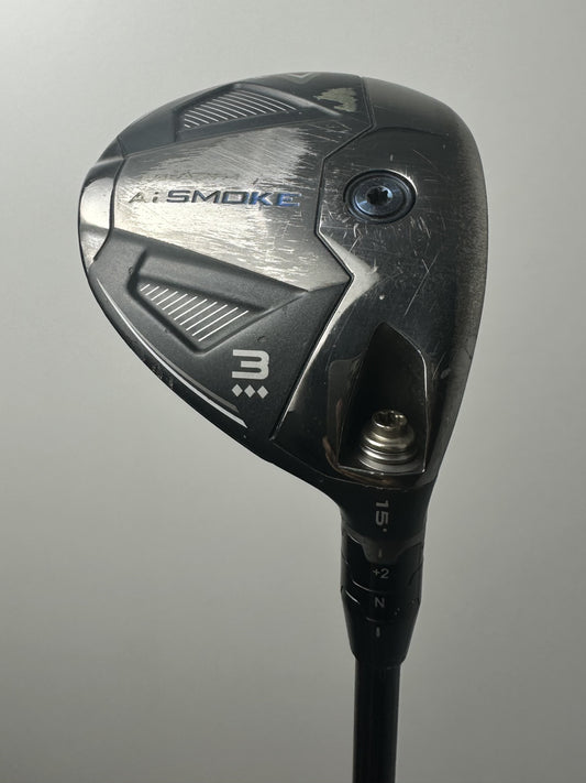 Callaway Ai Smoke Triple Diamond #3 Wood / Good Condition / Stiff Flex