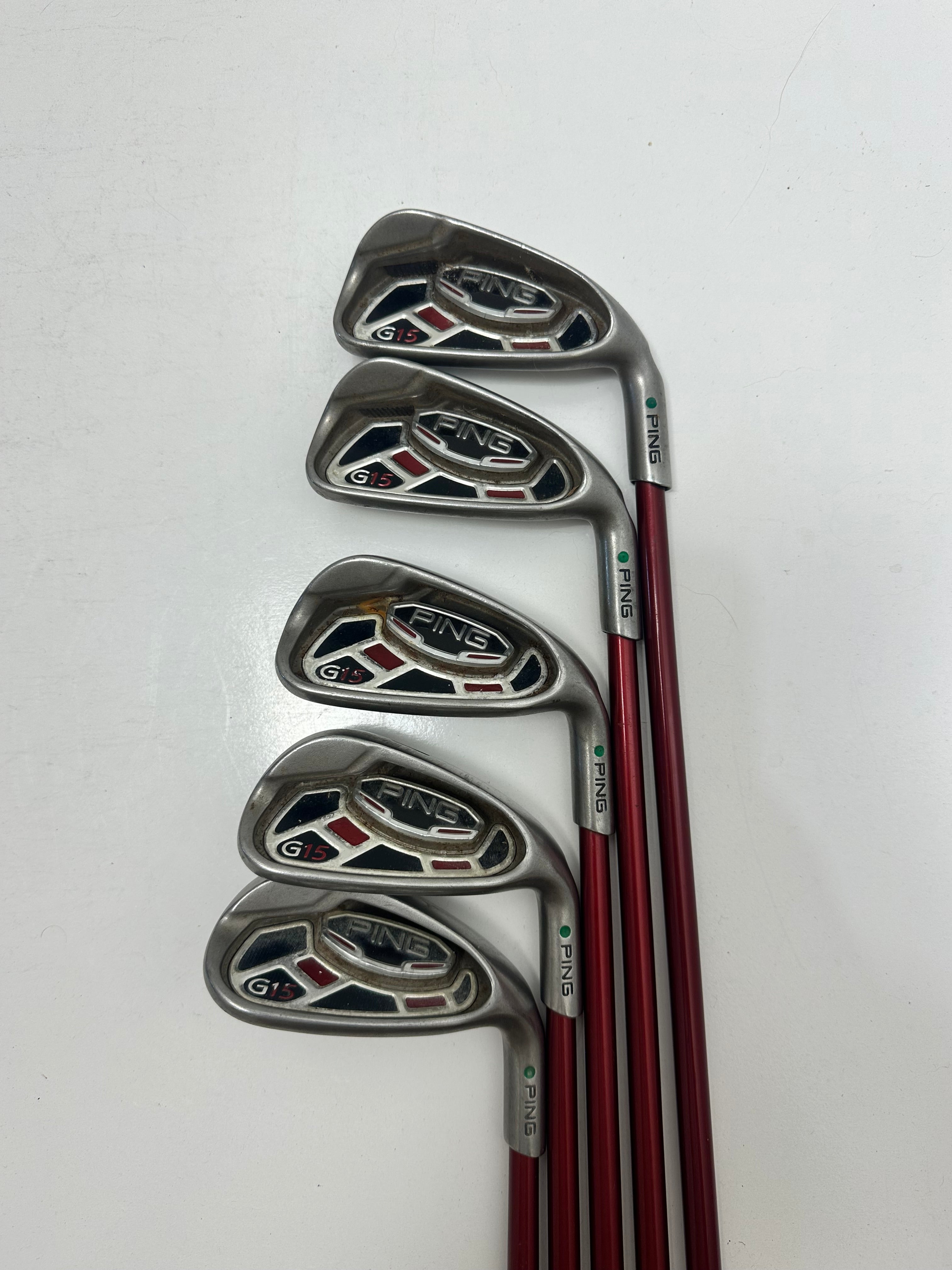 PING G15 Half Set (4-6-8-PW-SW) / Good Condition / Regular Flex