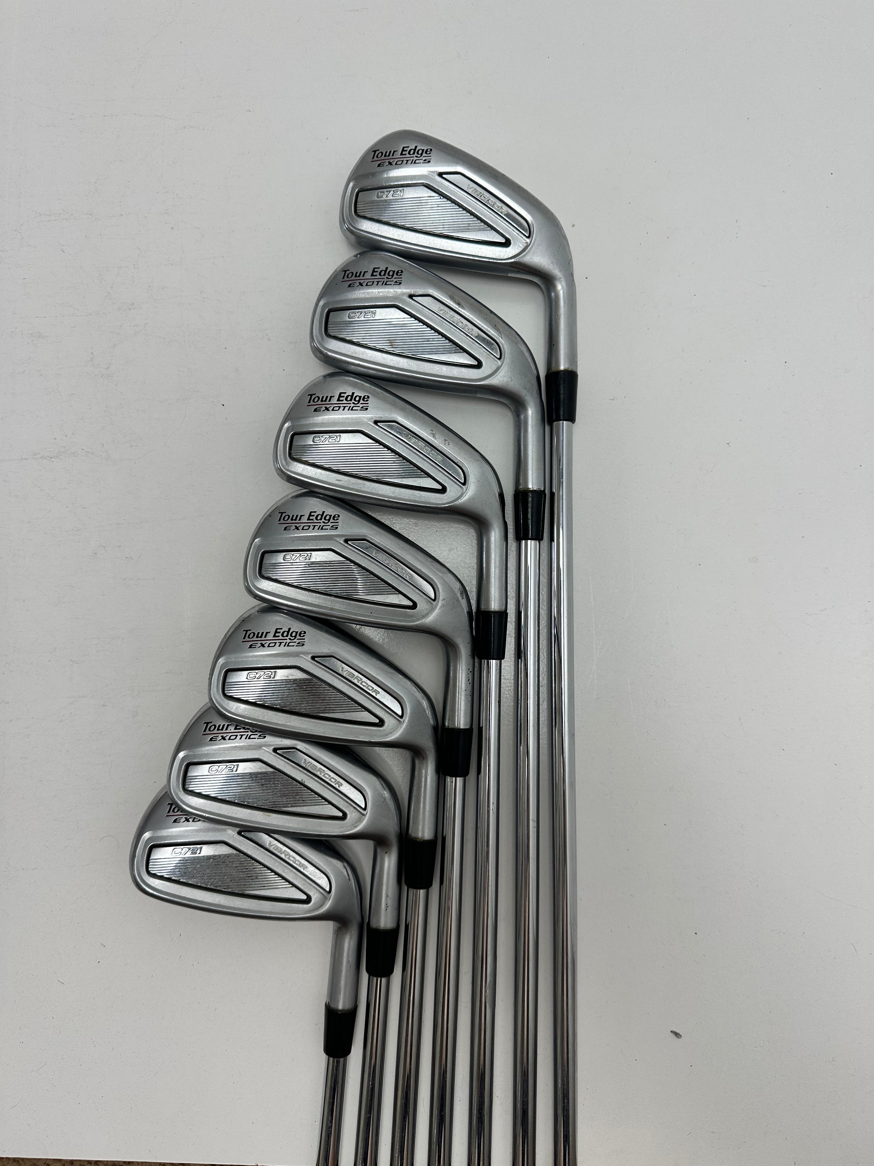 Tour Edge C721 Irons (4-PW) / Good Condition / Regular Flex