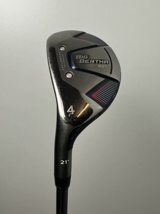 LH Callaway BB21 #4 Hybrid / Great Condition / Regular Flex