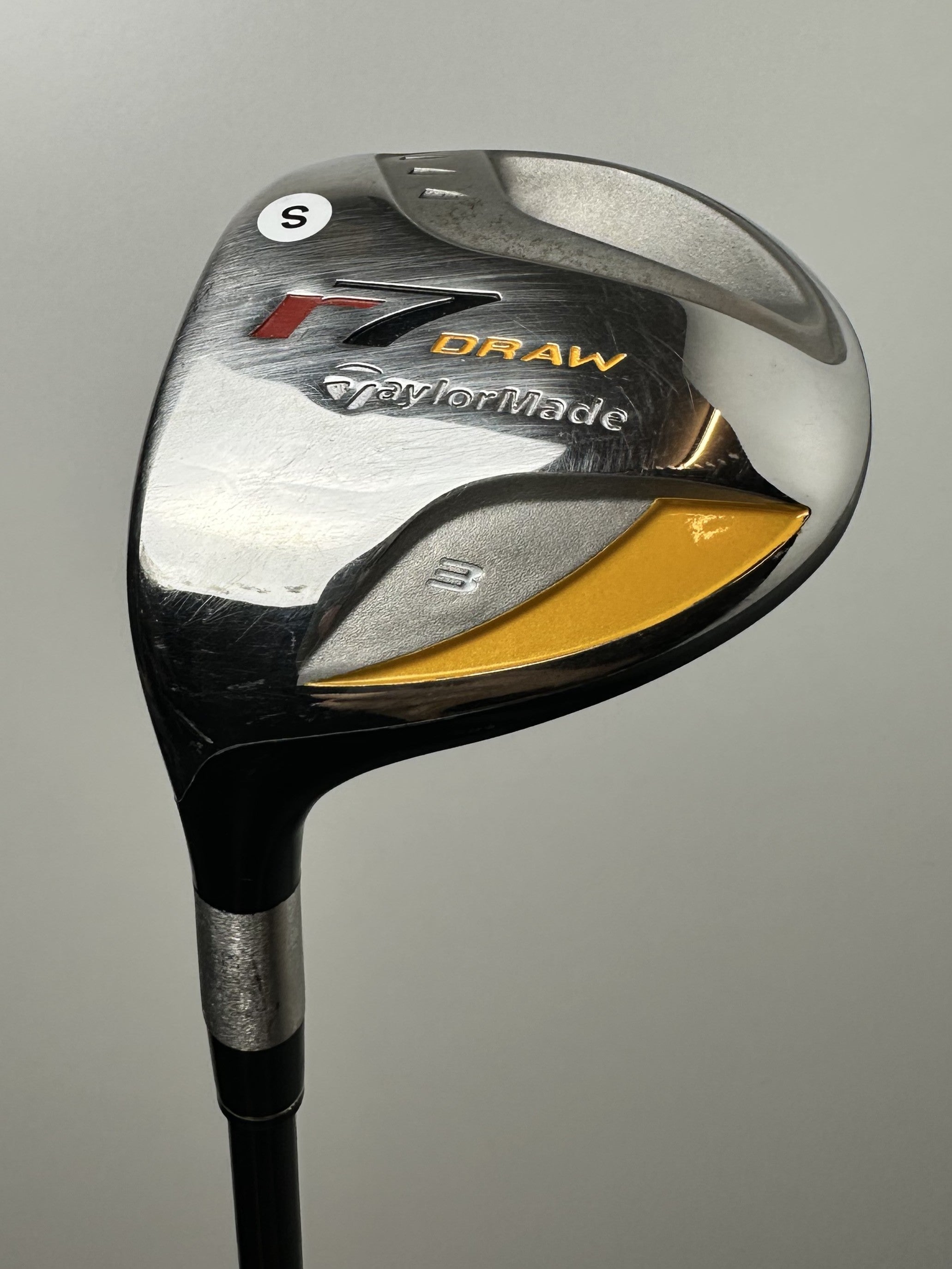 LH Taylormade R7 Draw #3 Wood / Great Condition / Stiff Flex