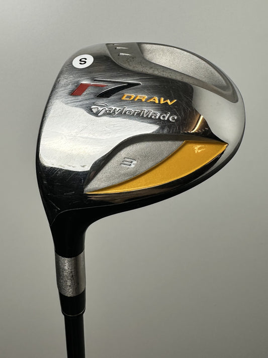 LH Taylormade R7 Draw #3 Wood / Great Condition / Stiff Flex