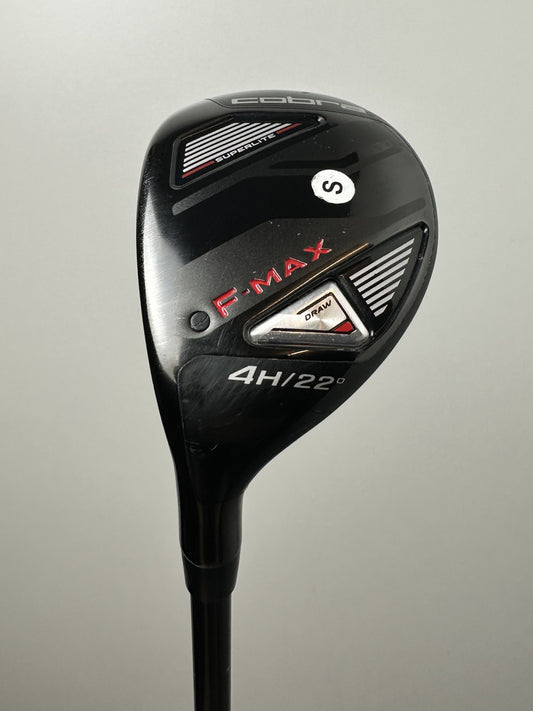 LH Cobra F-MAX #4 Hybrid / Great Condition / Stiff Flex