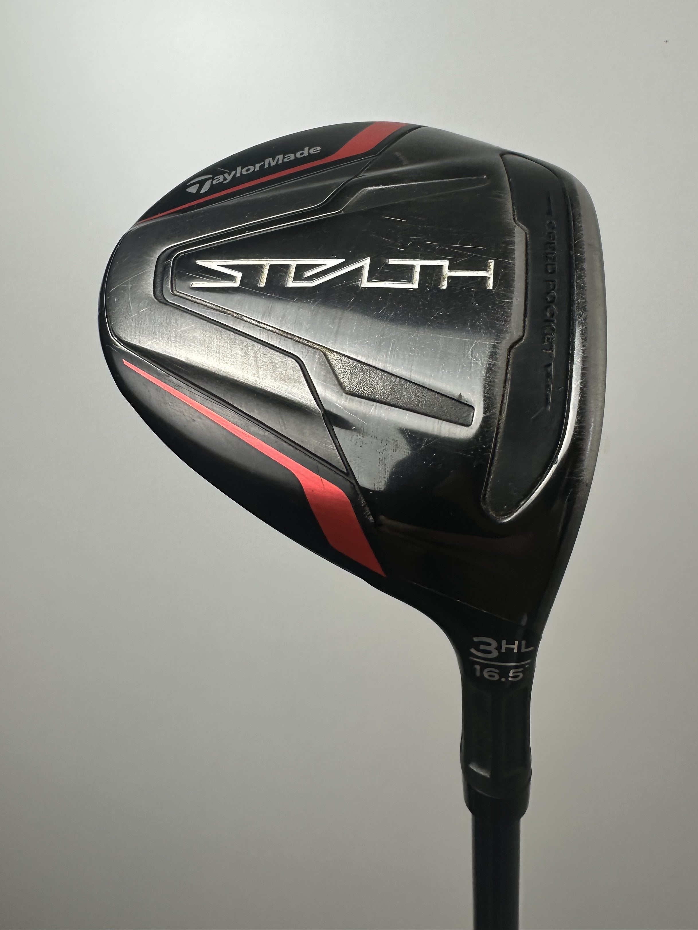 Taylormade Stealth #3HL Wood / Great Condition / Upgraded Stiff Flex