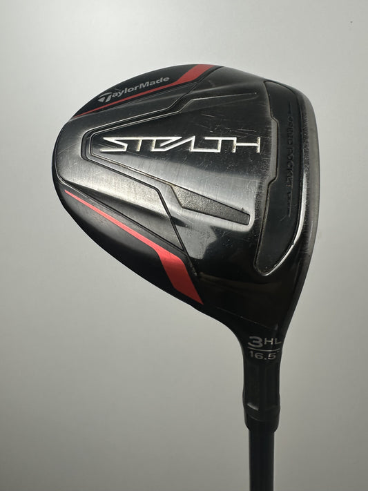 Taylormade Stealth #3HL Wood / Great Condition / Upgraded Stiff Flex