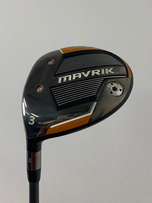 LH Callaway Mavrik #3 Wood / Good Condition / Extra Stiff