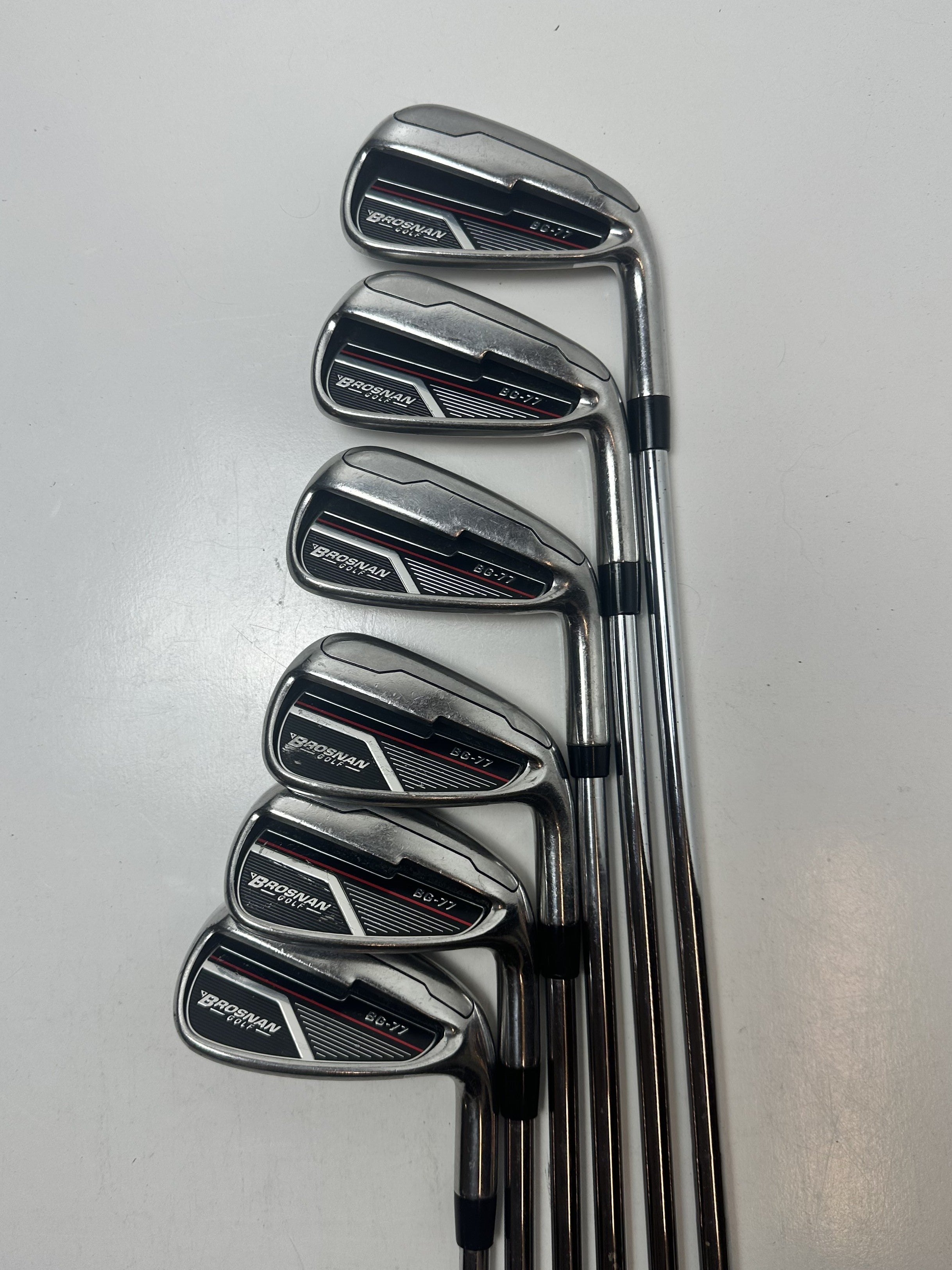RH Brosnan BG-77 Irons (5-PW) / Good Condition / Regular Flex