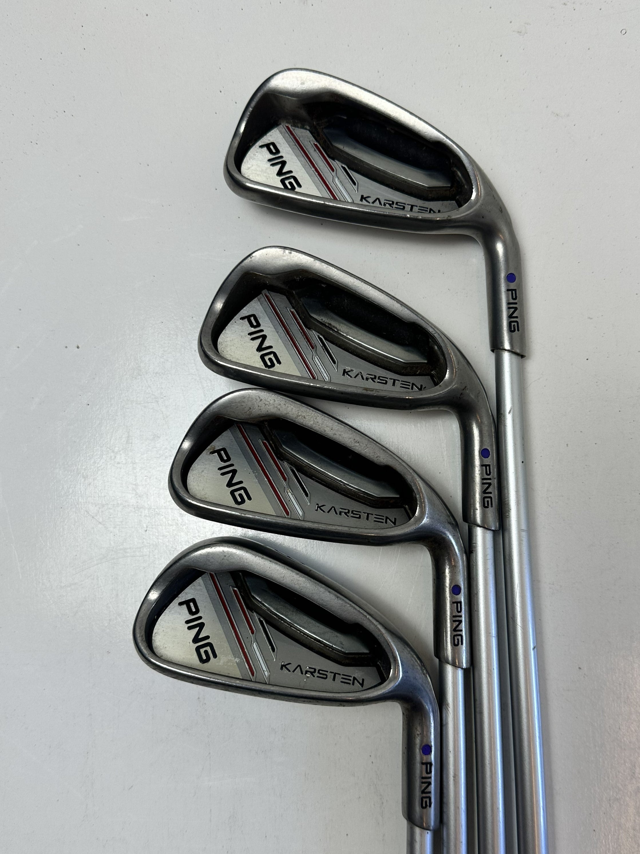 RH PING KARSTEN Irons (6-9) / Good Condition / Soft Regular Flex