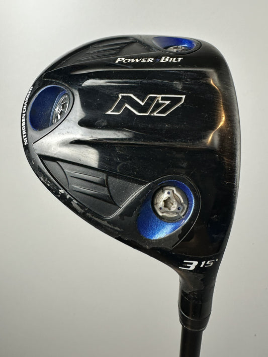 RH Powerbilt N7 Fairway Wood #3 / OK Condition / Lite Flex