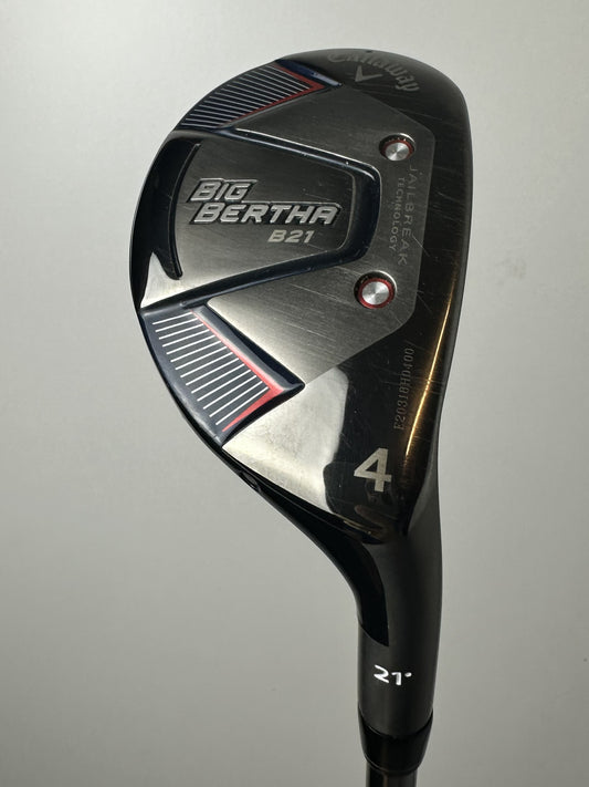RH Callaway Big Bertha B21 Hybrid #4 / Great Condition / Lite Flex